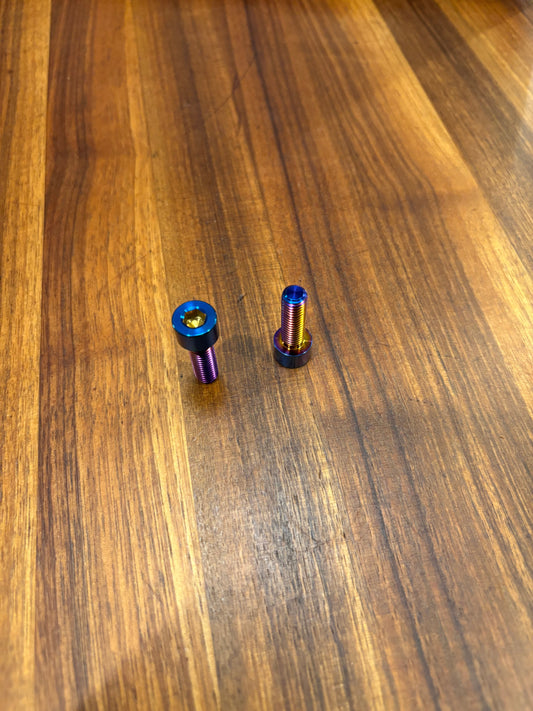 Foot Lock Titanium Bolts (set of 2)