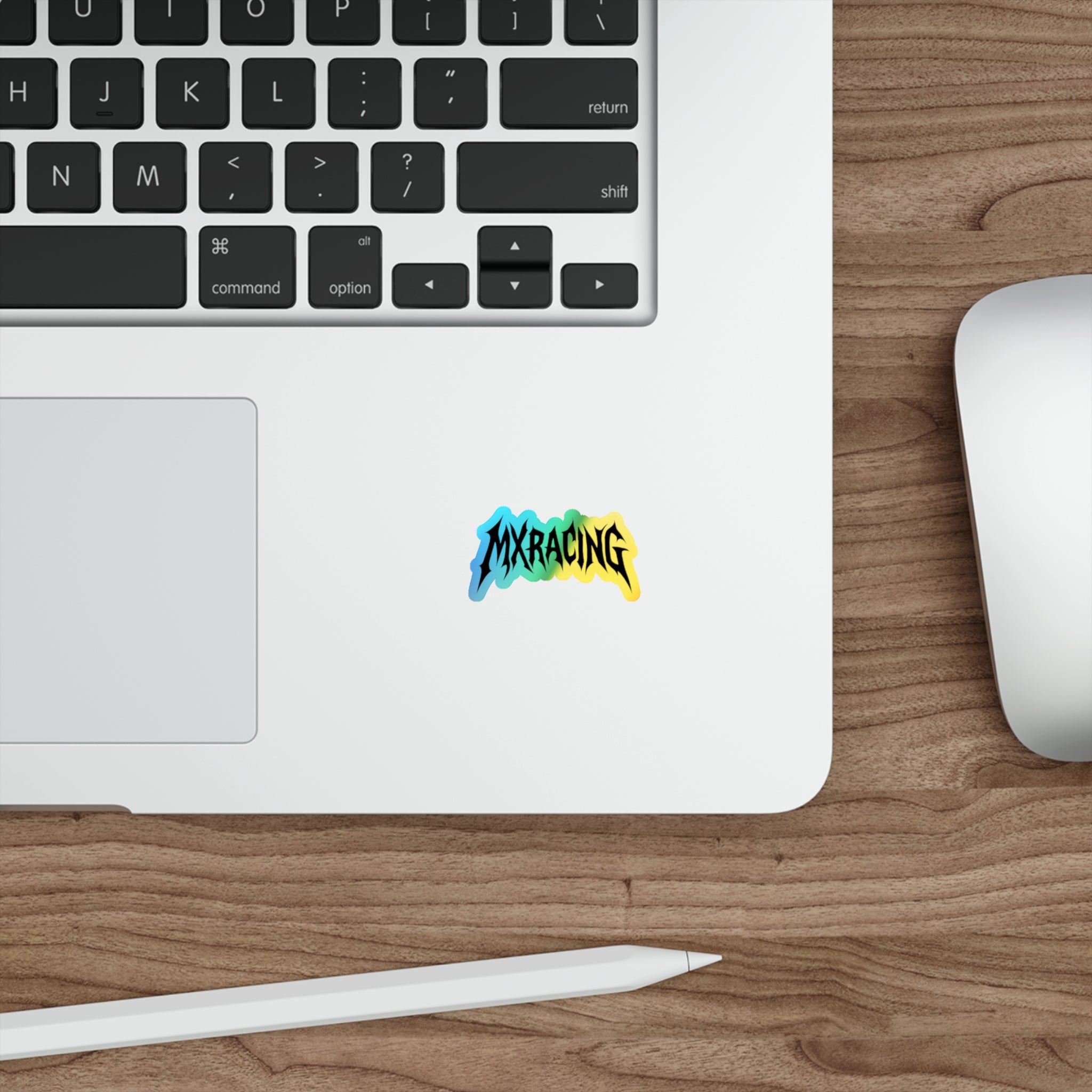 Mxracing holographic sticker