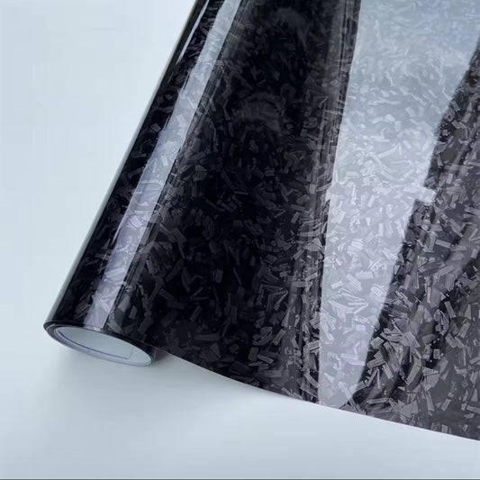 FORGED GLOSSY CARBON FIBER WRAP