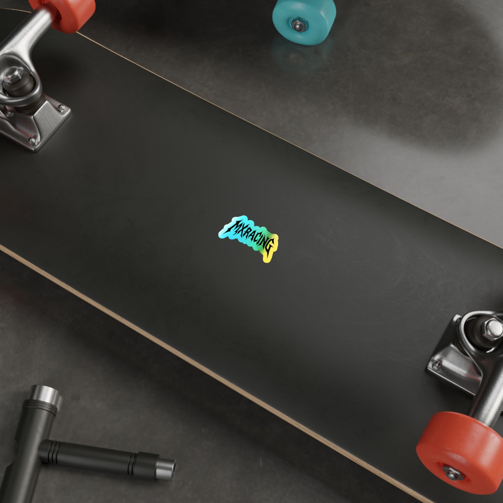 Mxracing holographic sticker