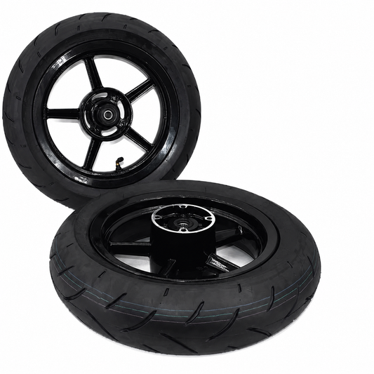 Supermoto 12 Inch Wheelset Kit for heybike/Yozma/mototec/strike/tuttio