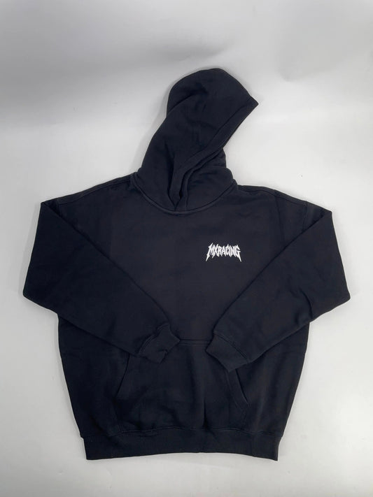 Mxracing puff print hoodie - black