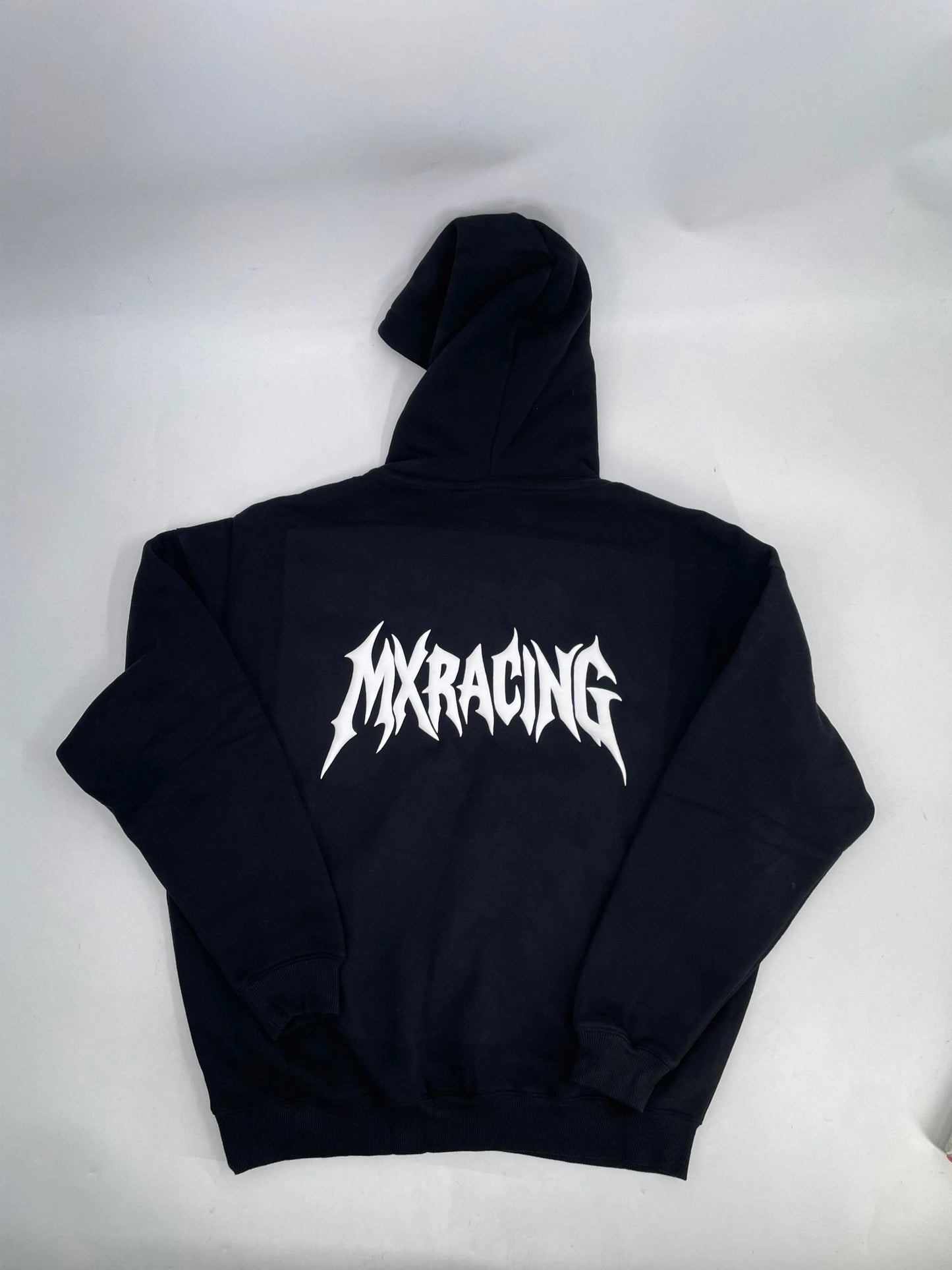 Mxracing puff print hoodie - black