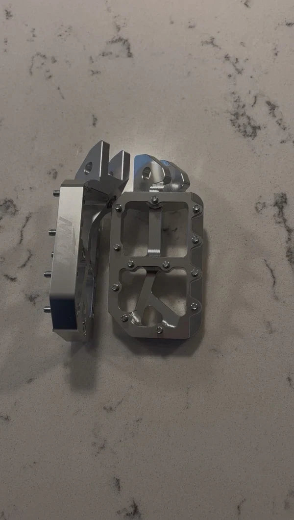 Silver Moto Pegs