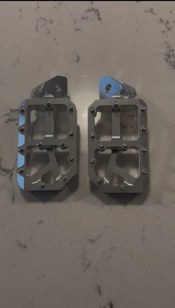 Silver Moto Pegs