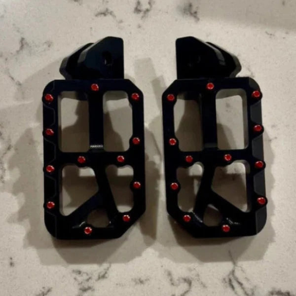 Black Moto Pegs