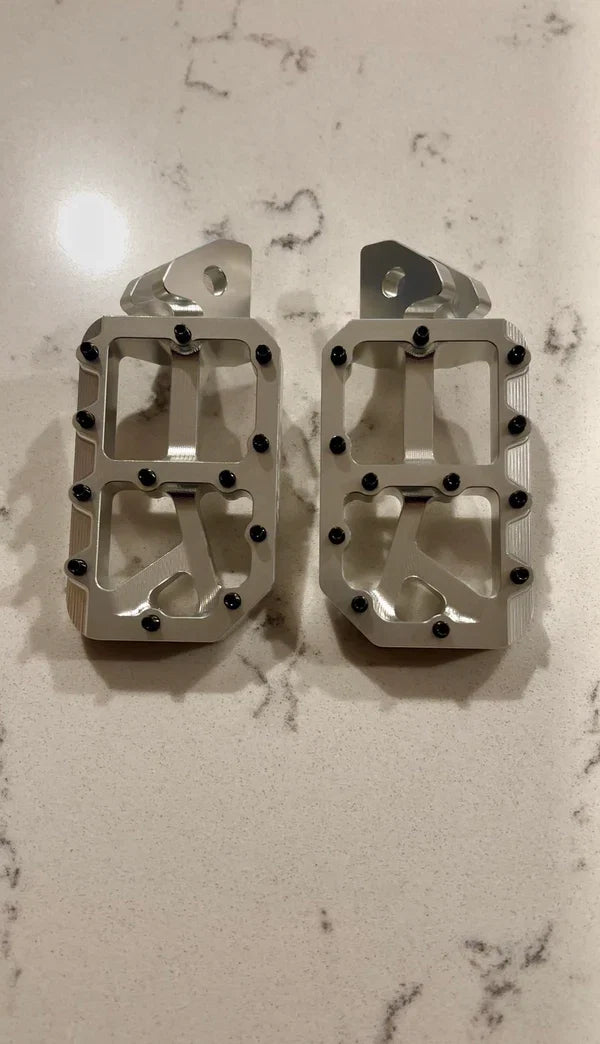 Silver Moto Pegs
