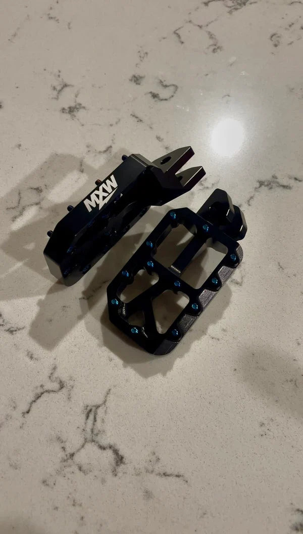 Black Moto Pegs
