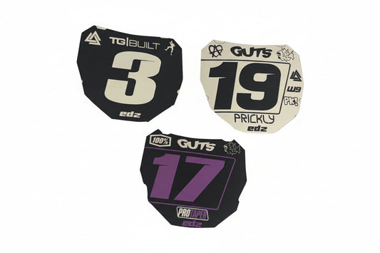 CUSTOMIZE YOUR OWN MINI PLATE(THIS PLATE DOES NOT FIT A ODI PLATE ITS A MINI PLATE DECAL)