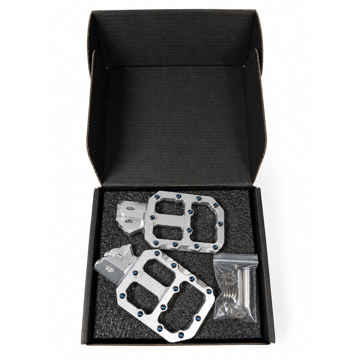 Mini E-Moto Titanium Footpegs With Installation Kit