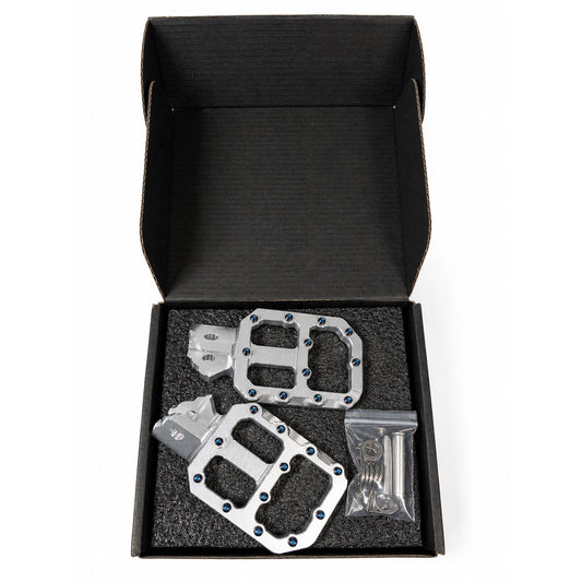 Mini E-Moto Titanium Footpegs With Installation Kit