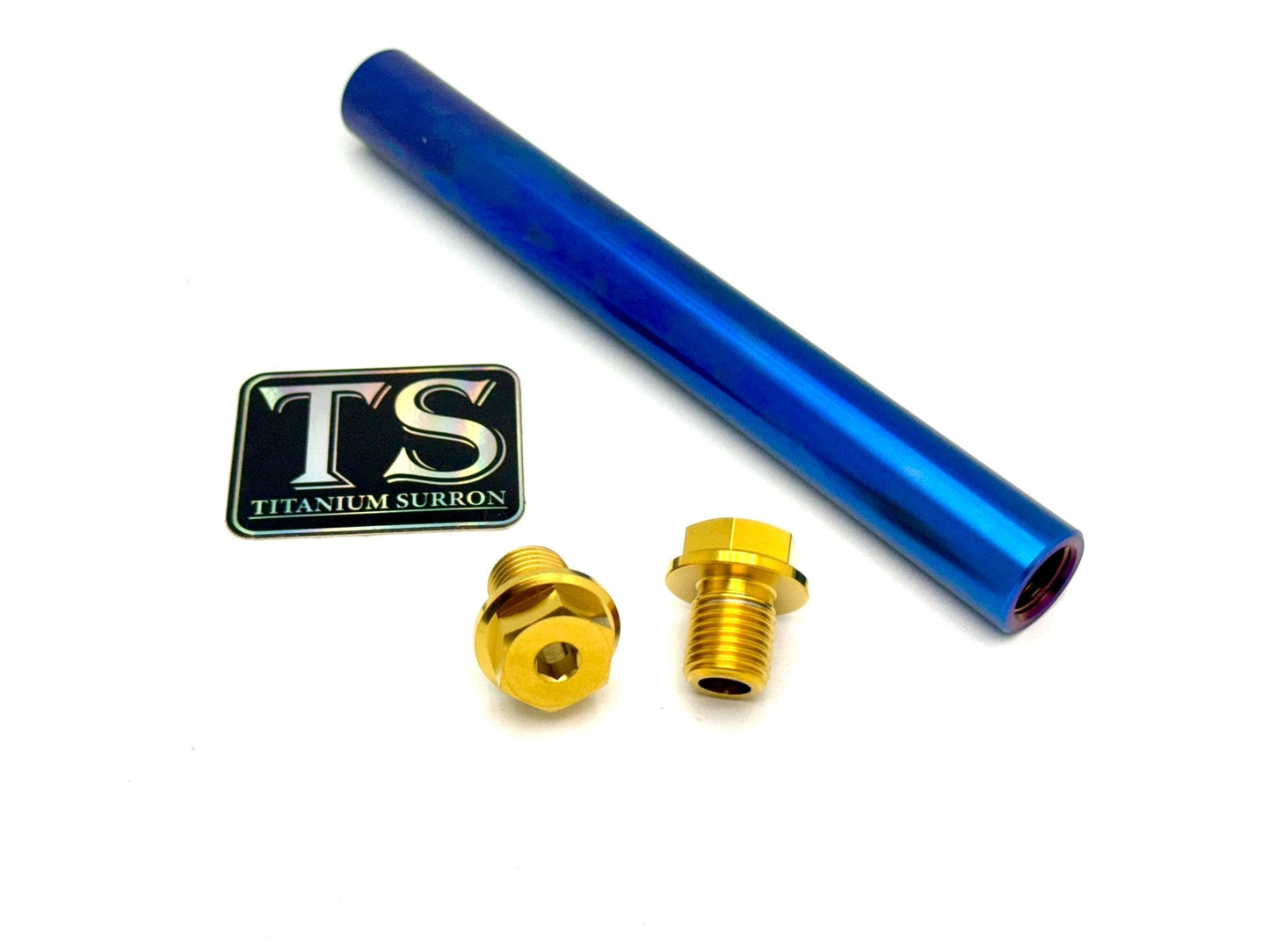 FastAce Fork Titanium Axle and Two Axle Bolts (3 Pieces)