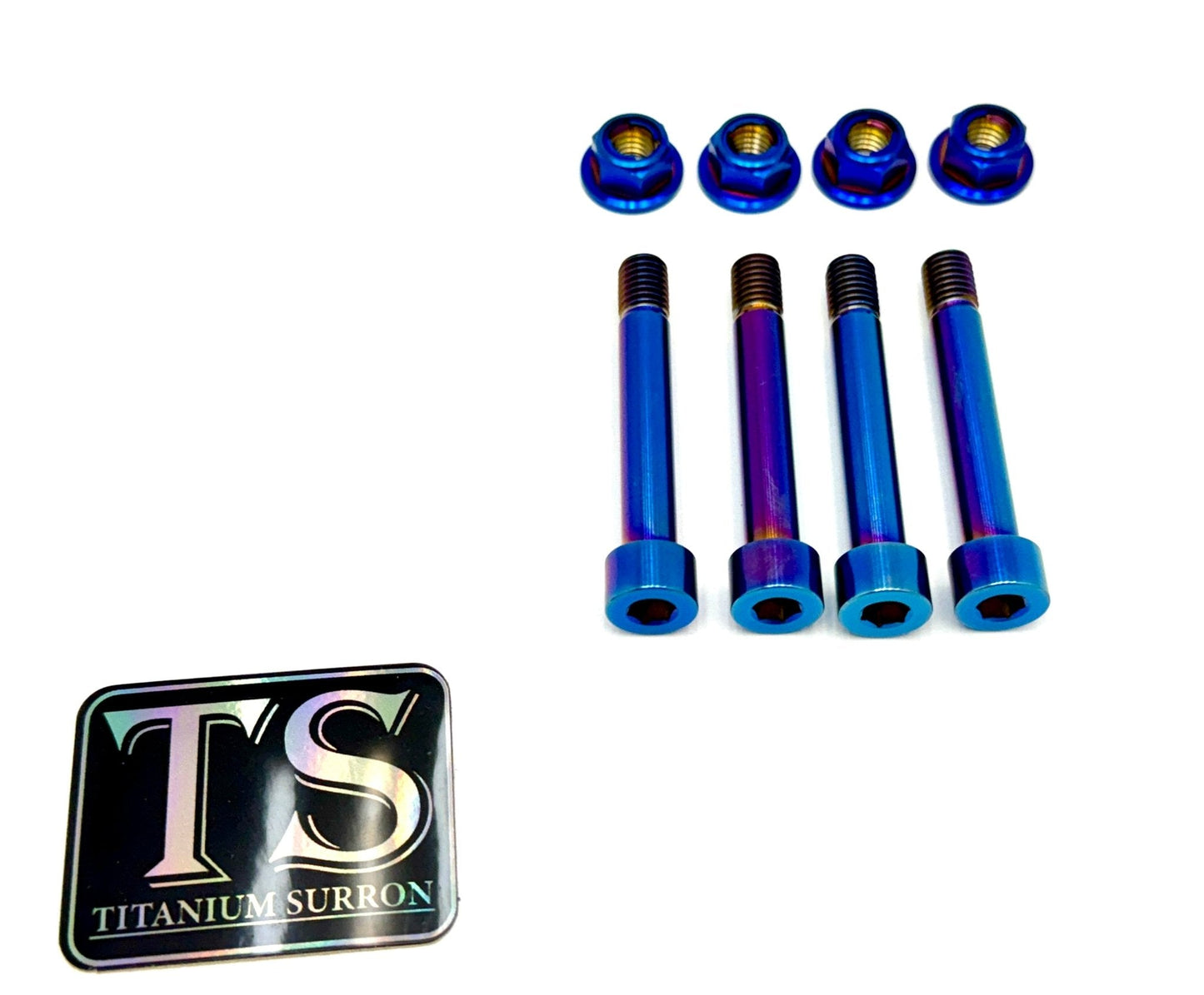Titanium Rear Suspension/ Linkage  Bolt Kit for E-Ride Pro (8 pcs)