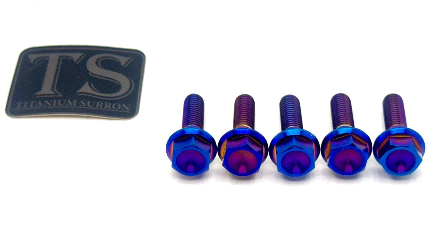 Titanium Rear Sprocket Bolts - E-Moto